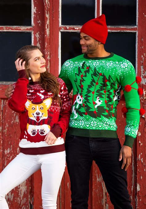 Kitty Trouble Ugly Christmas Sweater For Adults
