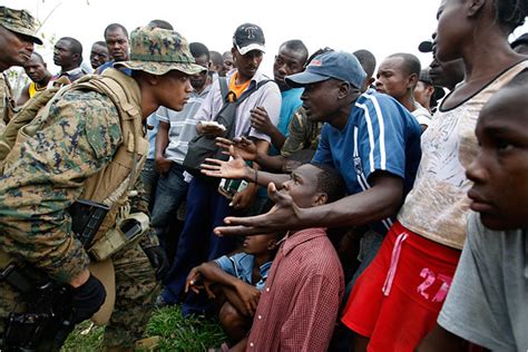 Us Troops Step Up Haiti Role The New York Times