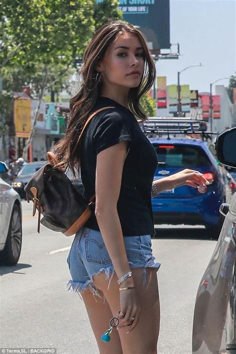 Madison Beer Dons Barely There Daisy Dukes For Shopping Outing In LA