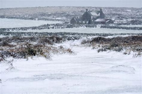 Photos Show West Cornwalls Unique Landscape Covered In Snow Today