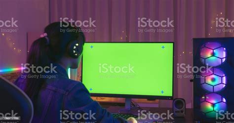 Green Screen For Cybersport Game Stock Photo Download Image Now