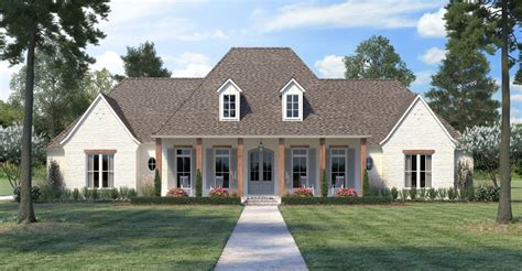 4 Bedroom French Country Acadian Style House Plan 6838 Grand Prairie