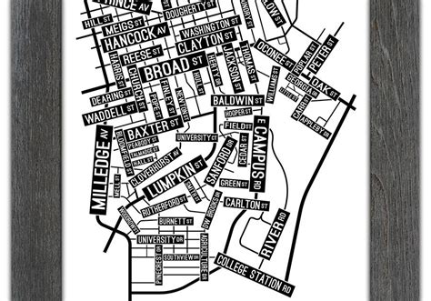 Map Of Downtown Athens Ga Maping Resources