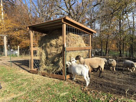 Gregs Perfect Large Round Bale Feeder Goats Sheep Feeders Goat