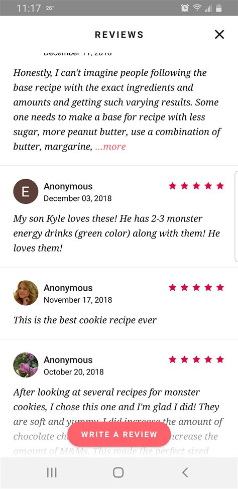 This recipe's right off the food network website. Found in reviews of Paula Deen's Monster Cookie recipe...which one of y'all did this? : funny
