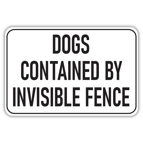 Dogs Contained By Invisible Fence American Sign Company