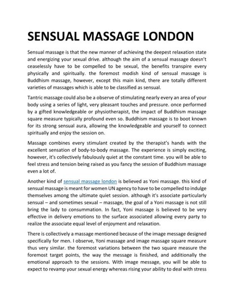 ppt sensual massage everything you need to know powerpoint presentation id 8474398