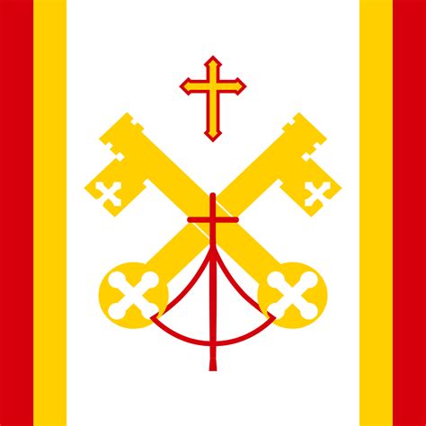My Attempts At Redesigning The Vaticanpapal Flags Most Have The Red
