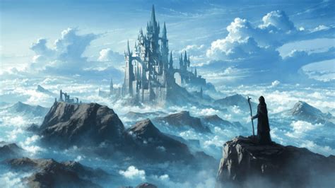 Pin By Dont Care On Scenery Fantasy Castle Fantasy Landscape