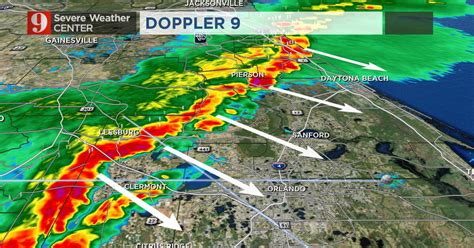 Live Radar Thunderstorms Roll Into Central Florida