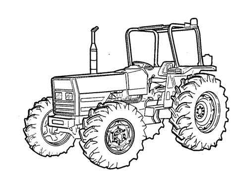 Trekker kleurplaat mooi 6 kleurplaat tractor kleurplaten. Coloring to print : Vehicles - Tractor number 68525 | Tractor coloring pages, Coloring pages for ...