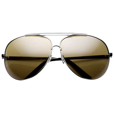 Extra Large Metal Oversize Frame Aviator Sunglasses 1580 70mm Aviator Sunglasses Metal