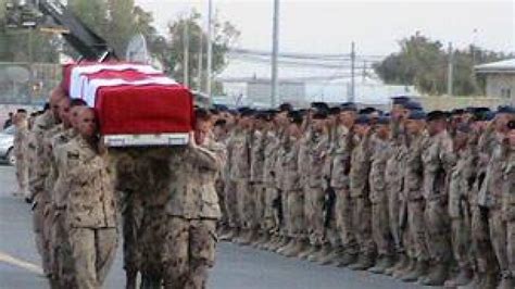 Body Of Fallen Canadian Soldier On Way Home World Cbc News