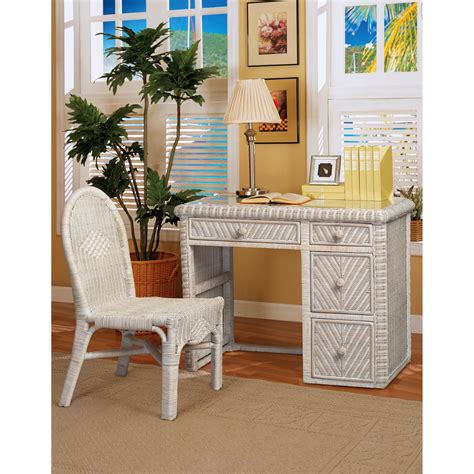 The white santa cruz bedroom group from seawinds trading. Sea Winds Santa Cruz Computer Desk & Chair Set | from ...