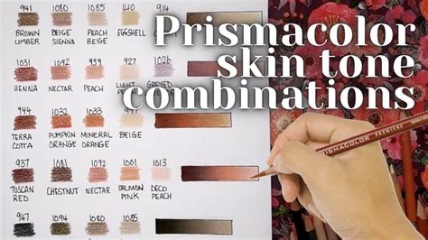 Prismacolor Premier Colored Pencil Skin Tones Youtube