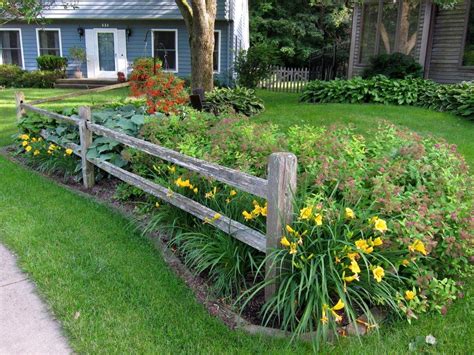 Equestrian friendly fencing whitewashed wood split rail fence is the traditional look for equestrian homesites, but this material is rife with problems and high maintenance. Garden ideas fence borders | Hawk Haven