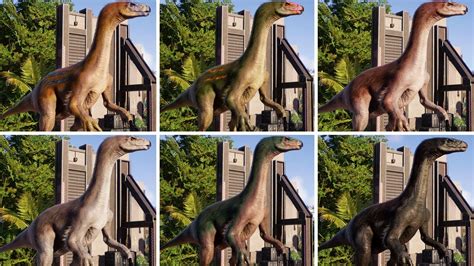 All Therizinosaurus Skins Jurassic World Evolution 2 Youtube