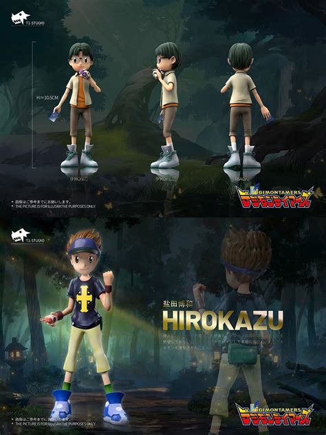 Kenta Kitagawa And Shiota Hirokazu Digimon Resin Statue T1 Studio