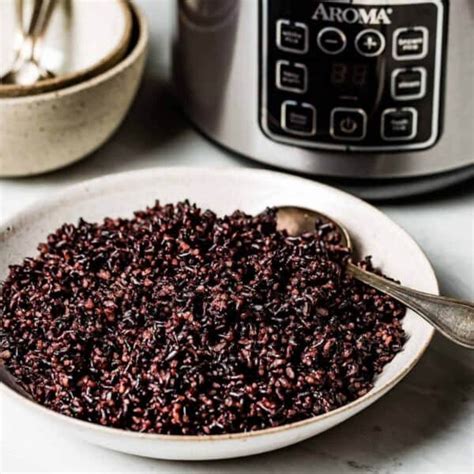 How To Cook Black Rice In Rice Cooker Foolproof Living