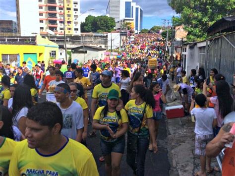 G1 Fiéis Percorrem Ruas De Manaus Durante 23ª Marcha Para Jesus Notícias Em Amazonas