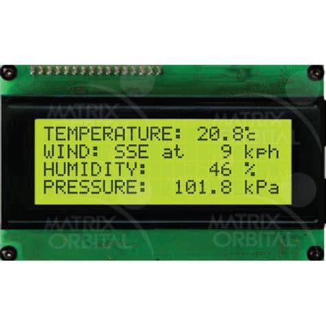 20x4 Character Lcd Display Module