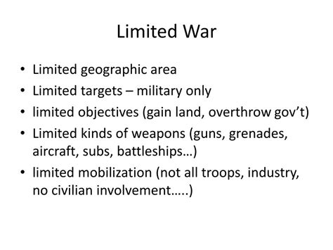 Ppt Starter Why Was The War Not Over Quickly Powerpoint Presentation