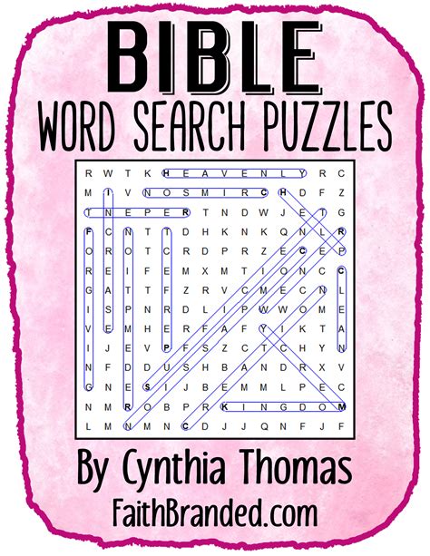 Bible Word Search Puzzles More Than 100 Bible Word Searches Faith