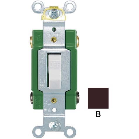 A double pole switch has four termination points, two for the 240 volt line of the electrical circuit, and two for the load which leads to the pump motor. Shop Cooper Wiring Devices 30-Amp Brown Double Pole Light Switch at Lowes.com
