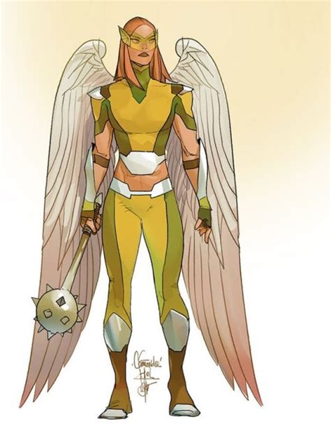 Seduced By The New Hawkgirl Concept Art