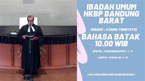 Jou jou do ahu kategori lagu: KEBAKTIAN UMUM HKBP BANDUNG BARAT Bahasa Batak Minggu, 21 Juni 2020 - YouTube