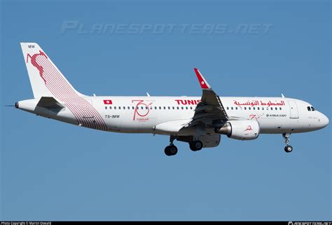TS IMW Tunisair Airbus A320 214 WL Photo By Martin Oswald ID 1055624
