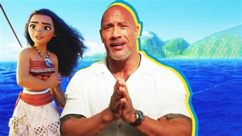 dwayne ‘the rock johnson announces a live action moana remake is on the way