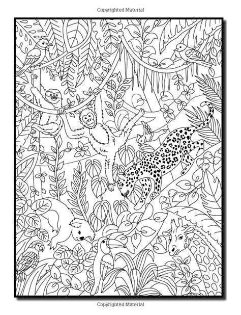 Jungle Scene Coloring Pages Jungle Coloring Pages Best Coloring Pages