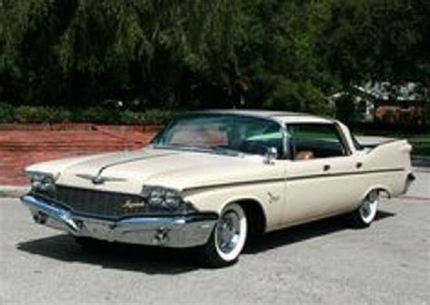 1960 Chrysler White Imperial Custom 4 Door Hardtop