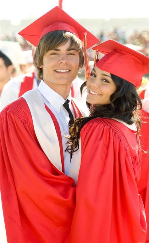 Gabriella And Troy At Graduation High School Musical High School