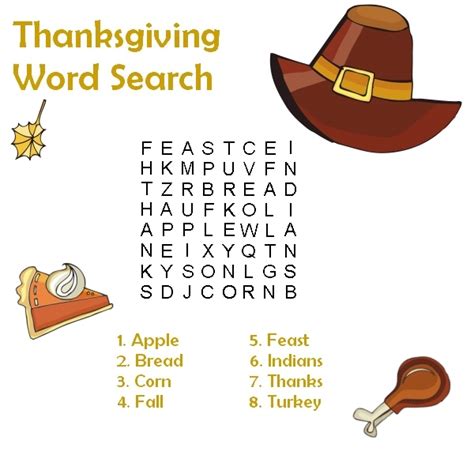 Thanksgiving Mazes And Word Search Games Reflections Of Pop Culture