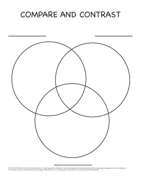 3 Circle Venn Diagram Worksheet Pdf