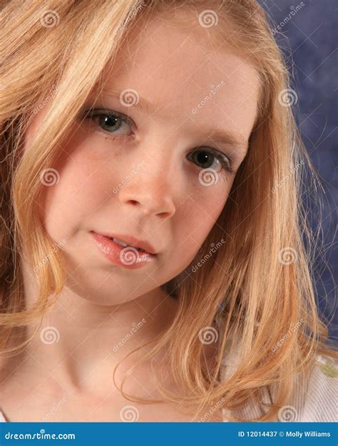 Preteen Girl Stock Image Image Of Twelve Blonde Hair 12014437