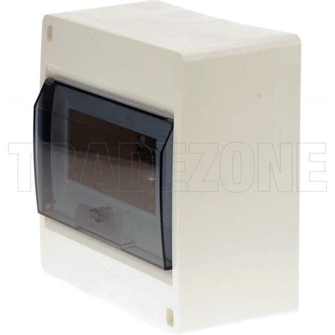 Vd Tt Hager Row Of Pole Surface Mounted Switchboard Transparent Door