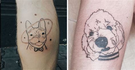 Details More Than 84 Simple Dog Outline Tattoo Incdgdbentre