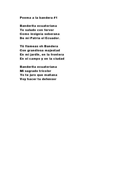 Poema A La Bandera Pdf