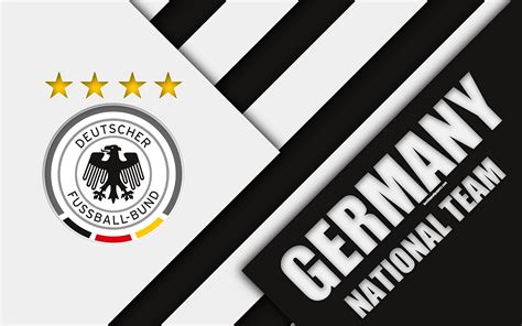 Deutschland brauchte glück, um nicht mehr tore zu kassieren. Herunterladen hintergrundbild deutschland-fußball-nationalmannschaft, 4k, emblem, material ...