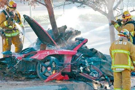 Watch Shocking Video Of Paul Walkers Tragic Car Crash Daily Star