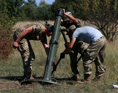 Mustangs And Ukrainians Improve Mortar Skills Article The United
