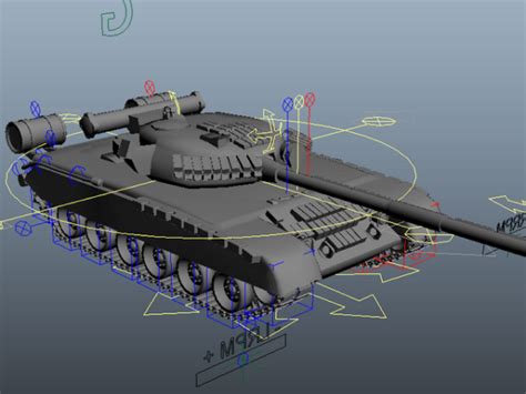Russian T80 Tank Rig Free 3d Model Ma Mb Open3dmodel