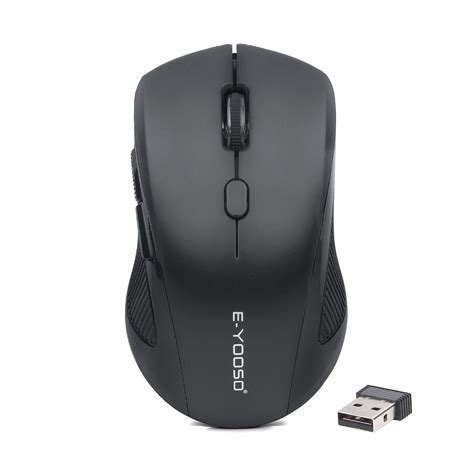 Wireless Gaming Mouse 6 Buttons 2400 Dpi Ergonomic Design With Side