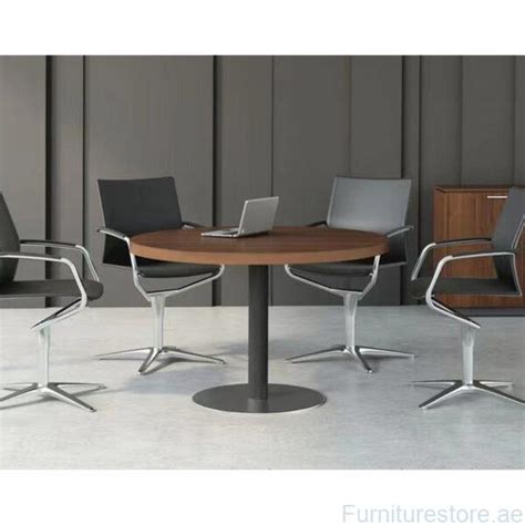 Adine Round Meeting Table Smart Office Furniture Dubai Office