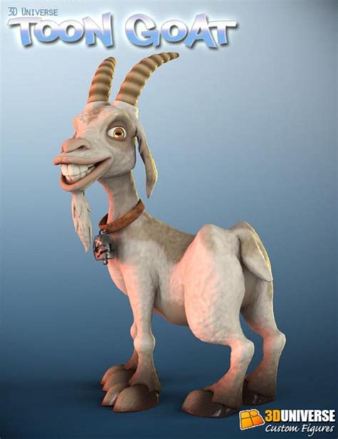 3d Universe Toon Goat Daz3d And Poses Stuffs Download Free