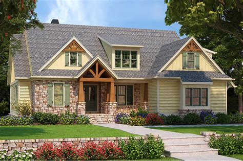 Craftsman Style House Plan 4 Beds 35 Baths 2601 Sqft Plan 927 983