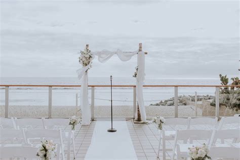 A Blush White Malibu West Beach Club Wedding By Rachel Wakefield